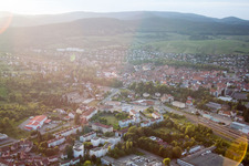 Aerial photograpy of Wissembourg in the state Bas-Rhin, France