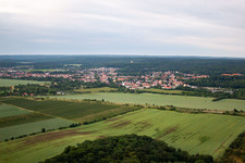 From the north in Ballenstedt in the state Saxony-Anhalt, Germany