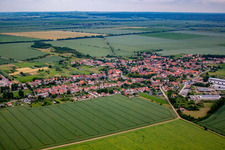 From the northwest in the district Badeborn in Ballenstedt in the state Saxony-Anhalt, Germany