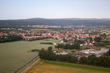 Aerial view of District Rieder in Ballenstedt in the state Saxony-Anhalt, Germany