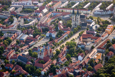 Church building of the cathedral of Halberstadt in the state Saxony-Anhalt
