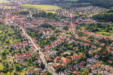 B185 and Avenue in Ballenstedt in the state Saxony-Anhalt, Germany