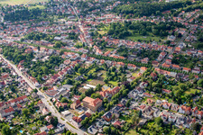 Aerial view of Between B185 and Allee in Ballenstedt in the state Saxony-Anhalt, Germany