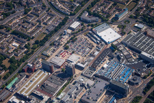 Aerial view of Basildon in the state England, Great Britain
