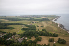 Bridlington in the state England, Great Britain seen from above