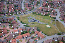 Oblique view of Bempton in the state England, Great Britain