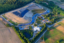 District landfill in Berg in the state Rhineland-Palatinate, Germany out of the air