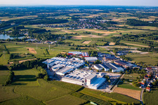 Industrial park with fischer Power Solutions in the district Fautenbach in Achern in the state Baden-Wuerttemberg, Germany