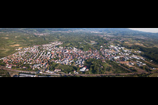 Panorama in Renchen in the state Baden-Wuerttemberg, Germany