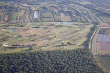 Golf Club Urloffen in the district Urloffen in Appenweier in the state Baden-Wuerttemberg, Germany from above