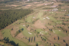 Golf Club Urloffen in the district Urloffen in Appenweier in the state Baden-Wuerttemberg, Germany from the drone perspective