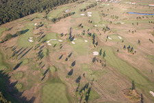 Golf Club Urloffen in the district Urloffen in Appenweier in the state Baden-Wuerttemberg, Germany from a drone