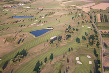 Aerial view of Golf Club Urloffen in the district Urloffen in Appenweier in the state Baden-Wuerttemberg, Germany