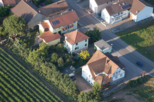 District Urloffen in Appenweier in the state Baden-Wuerttemberg, Germany from the plane