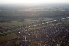 Kinzig in sight in the district Griesheim in Offenburg in the state Baden-Wuerttemberg, Germany