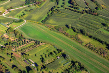 Altdorf Gliding Airfield-Wallburg in the district Wallburg in Ettenheim in the state Baden-Wuerttemberg, Germany from above