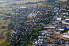 Aerial photograpy of District Vimbuch in Bühl in the state Baden-Wuerttemberg, Germany