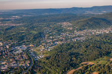 From the south in the district Oos in Baden-Baden in the state Baden-Wuerttemberg, Germany