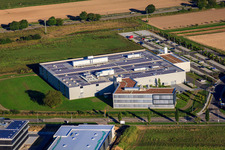 Aerial photograpy of DBK David + Baader GmbH in Rülzheim in the state Rhineland-Palatinate, Germany