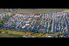 The district North in the district Eggenstein in Eggenstein-Leopoldshafen in the state Baden-Wurttemberg, Germany