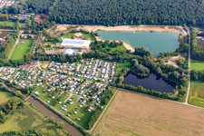 Camping Resort Rülzheim at the leisure center with event dome Dampfnudel in Rülzheim in the state Rhineland-Palatinate, Germany