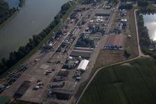 Rohm & Haas Industry on the Rhine in Lauterbourg in the state Bas-Rhin, France