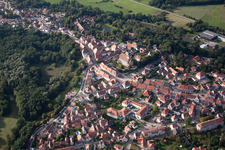 Lauterbourg in the state Bas-Rhin, France out of the air