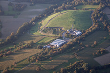 Landfill in the district Durlach in Karlsruhe in the state Baden-Wuerttemberg, Germany