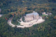 Drone image of District Diedesfeld in Neustadt an der Weinstraße in the state Rhineland-Palatinate, Germany