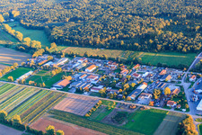 Industrial estate Auf d. Weide with Bora CNC and packaging technology and CK boat service in the district Niederlustadt in Lustadt in the state Rhineland-Palatinate, Germany