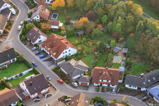 Südring x Pfarrer-Löser-Straße in Rülzheim in the state Rhineland-Palatinate, Germany out of the air
