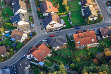 South Ring in Rülzheim in the state Rhineland-Palatinate, Germany from above