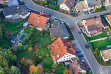 Drone recording of South Ring in Rülzheim in the state Rhineland-Palatinate, Germany