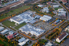 Aerial view of Commercial Area South in the district Queichheim in Landau in der Pfalz in the state Rhineland-Palatinate, Germany