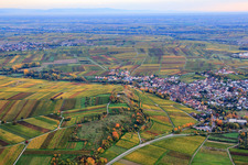 Aerial view of Small Kalmit in Ilbesheim bei Landau in the state Rhineland-Palatinate, Germany