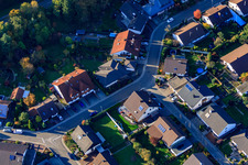 South Ring in Rülzheim in the state Rhineland-Palatinate, Germany from the drone perspective
