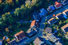 South Ring in Rülzheim in the state Rhineland-Palatinate, Germany from a drone