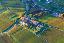 Hotel Leinsweiler Courtyard in Leinsweiler in the state Rhineland-Palatinate, Germany viewn from the air