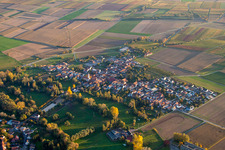 District Mühlhofen in Billigheim-Ingenheim in the state Rhineland-Palatinate, Germany out of the air