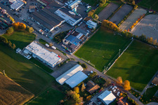 District Billigheim in Billigheim-Ingenheim in the state Rhineland-Palatinate, Germany out of the air