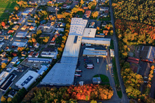 Hubert Eichenlaub Transport and Forwarding GmbH in Herxheim bei Landau in the state Rhineland-Palatinate, Germany seen from above
