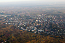 Landau from the north in Landau in der Pfalz in the state Rhineland-Palatinate, Germany