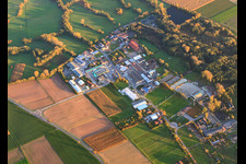 Industrial area Industriestr in Billigheim-Ingenheim in the state Rhineland-Palatinate, Germany