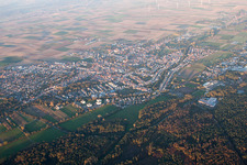 Herxheim bei Landau in the state Rhineland-Palatinate, Germany from a drone