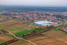 Aerial photograpy of Kardex Remstar in Bellheim in the state Rhineland-Palatinate, Germany