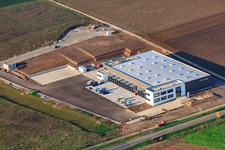 New building for TRANSAC International Speditionsgesellschaft mbH in Rülzheim in the state Rhineland-Palatinate, Germany out of the air