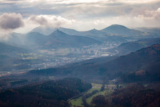District Queichhambach in Annweiler am Trifels in the state Rhineland-Palatinate, Germany from above