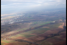Aerial view of Gliding site at Ebenberg in Landau in der Pfalz in the state Rhineland-Palatinate, Germany