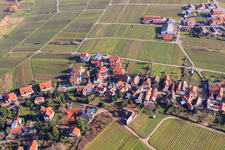 Oberdorf in winter in Weyher in der Pfalz in the state Rhineland-Palatinate, Germany