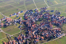 Lower village in winter in Weyher in der Pfalz in the state Rhineland-Palatinate, Germany